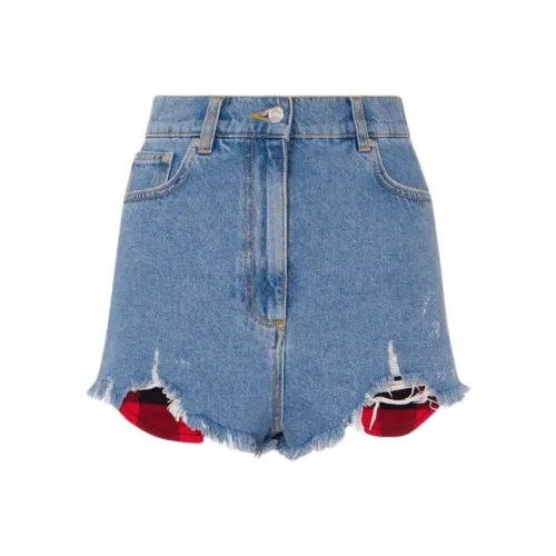 MOSCHINO Джинсовые шорты Женские Blue