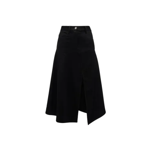 JW Anderson Черные Женские Повседневные Длинные Юбки