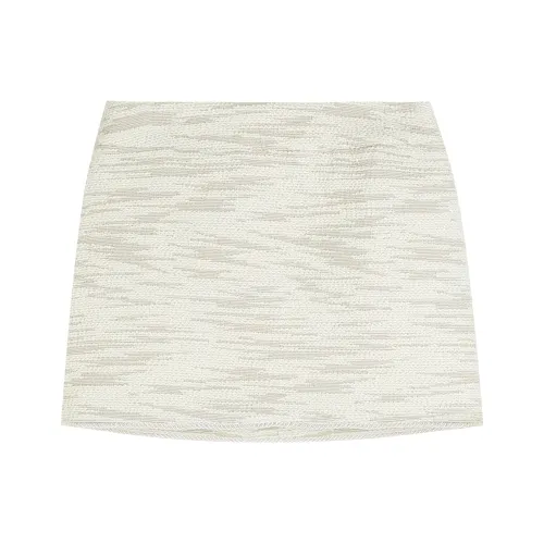 REDOLENCE Повседневные короткие юбки Женские Бежевый Абрикос