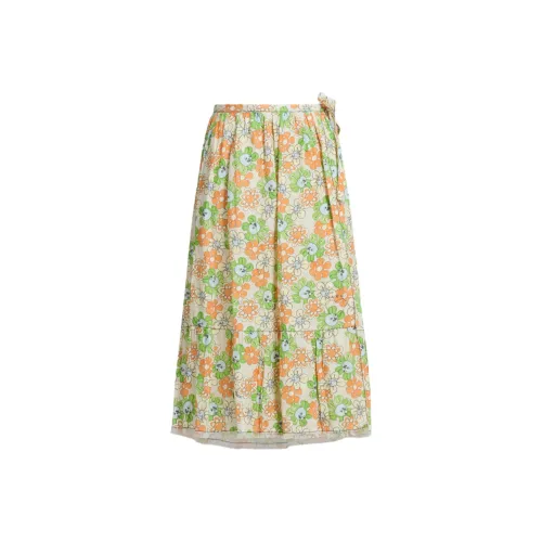 MARNI Jam Series Многоцветные Женские Повседневные Длинные Юбки