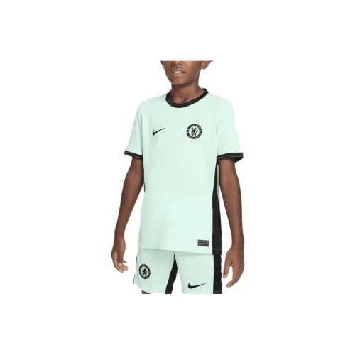 nike T-рубашка Chelsea F.C. 2023 24 Stadium Third светло-зеленая детская