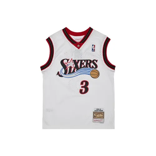 Mitchell Ness Белый Kids Повседневная спортивная одежда