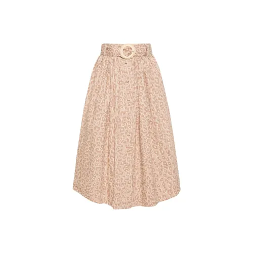 TWINSET Milano SS24 Повседневный Длинный Юбка Женская Песочно-Коричневый