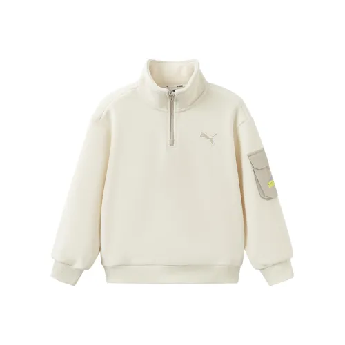 PUMA Performance Натуральный белый 10101 Kids Свитшоты