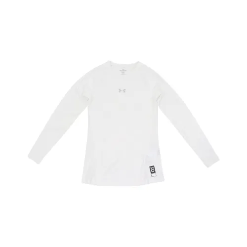 Under Armour T-Shirt UA Термическая Шестернь Броня Белый Детский