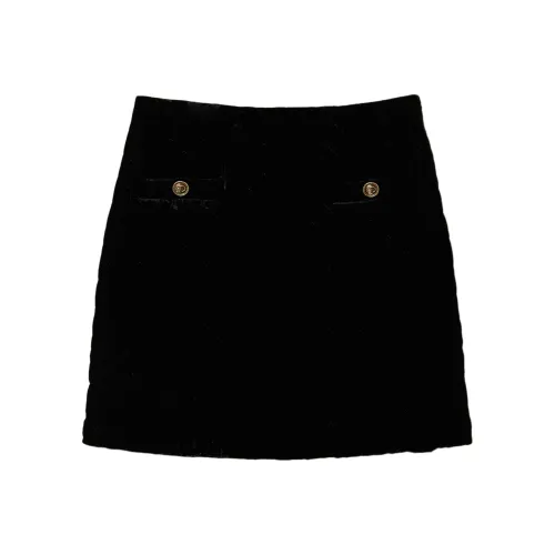 TWINSET Milano FW24 Повседневные короткие юбки Женские Черный