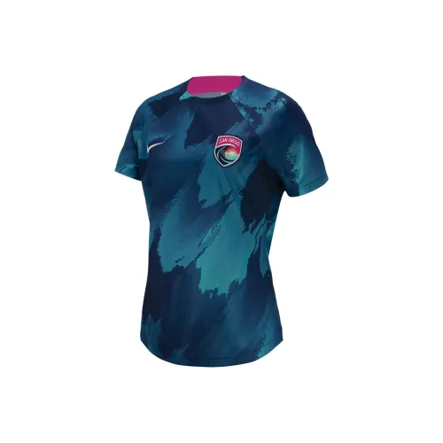 Nike San Diego Wave FC Футбол Джерси Женские Синий