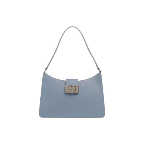 Furla 1927 Collection GRAIN LEATHER Сумка через плечо Средняя Женская Синие Серые