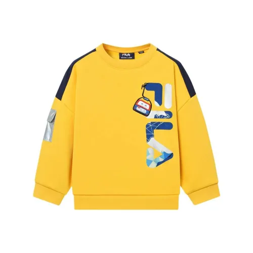 FILA KIDS Толстовка Светло-желтая для детей 3-7 лет