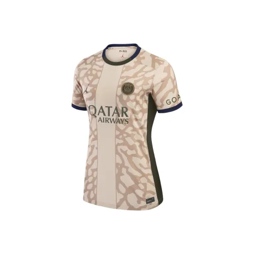 Джордан Ахраф Хакими Paris Saint Germain 2023 24 Стадион Четвертый Футбол Джерси Женские Дюна