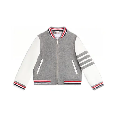 THOM BROWNE Средне-серый Kids Бейсбольная Джерси