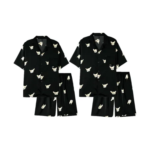 O'MESIK Пижамный комплект Унисекс Черный