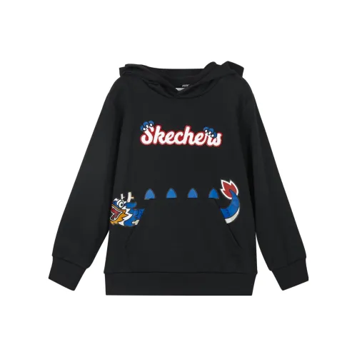Skechers Новогодний Угольный черный/0018 Школьный возраст Свитшоты