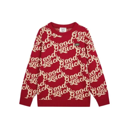 Skechers Kids Толстовка Красная Основа Цветочный Принт Буква Подростки