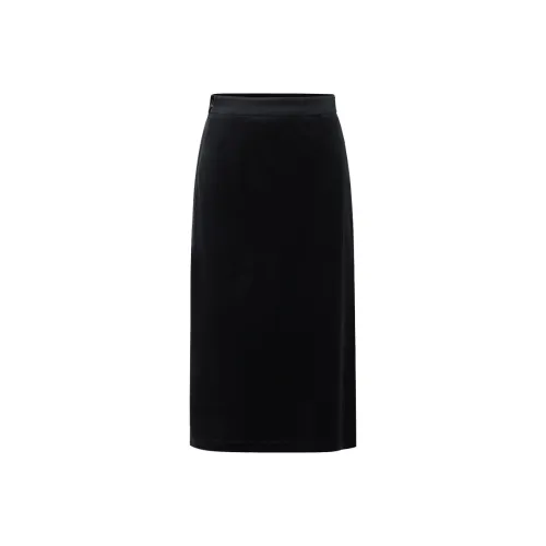 THE SEA LIFE Повседневный длинный юбка женский черный маг