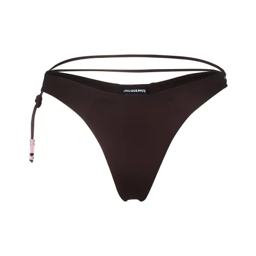 Jacquemus Темно-кофейный Женские Бикини
