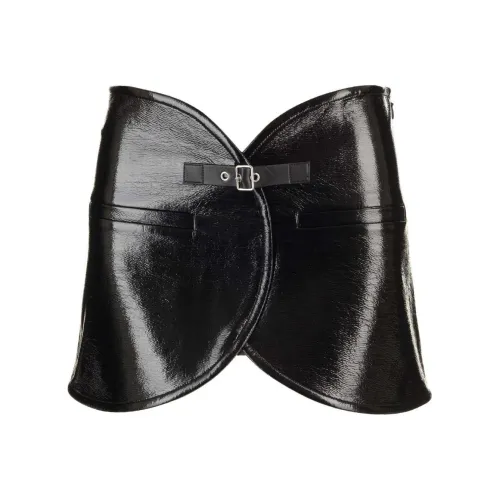 COURREGES Повседневные короткие юбки Женские Черный