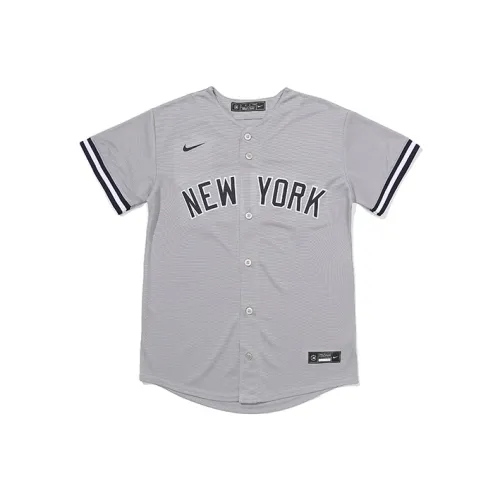 Nike x MLB Base Logo Рубашка Нью-Йорк Янкис Серый Детский