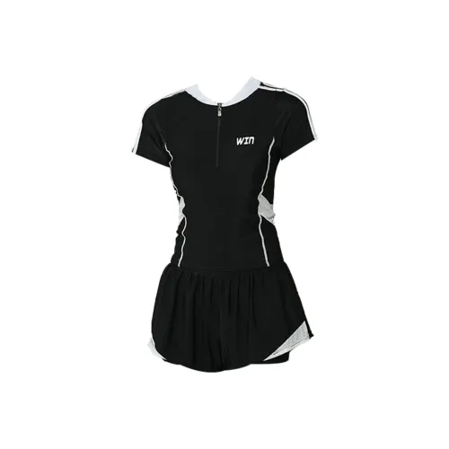 Hao Zhilang Черный Женские Двухкомпонентные Купальники