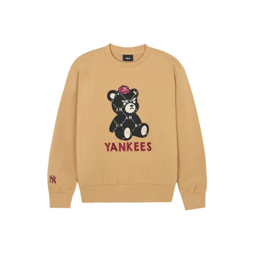 Mlb Base Logo Свитшот Бежевый Желтый Детский