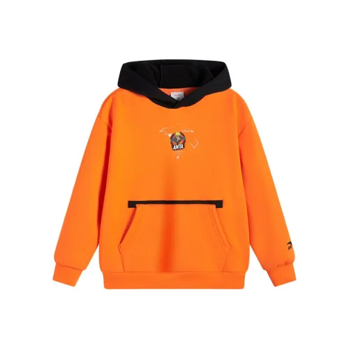 Antakids x Naruto Совместный бренд Толстовка Медовый оранжевый Подростки