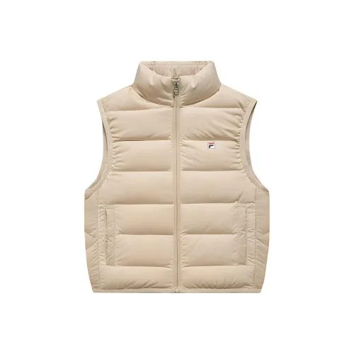 FILA KIDS Пуховый жилет FW24 Светлый грязь Хаки Дети 3-7 лет