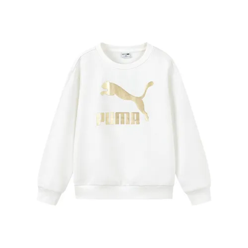 PUMA Толстовка Sportstyle Collection 1948 Натуральный Белый Дети Возраст 3-7 Лет