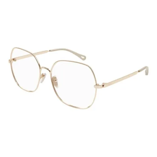 Chloe Металл Квадратные Оправы для очков Унисекс Золото