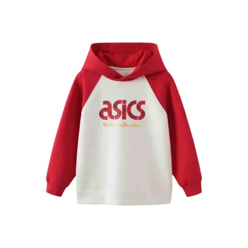 Asics Толстовка Urban Light Trend Белый Красный Подростки