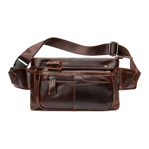 DOSRFINI Коровья кожа Бананка Стандартный Мужской Многоцветный