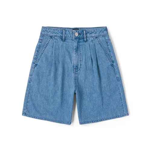 Lee Светло-Синие Женские Джинсовые Шорты
