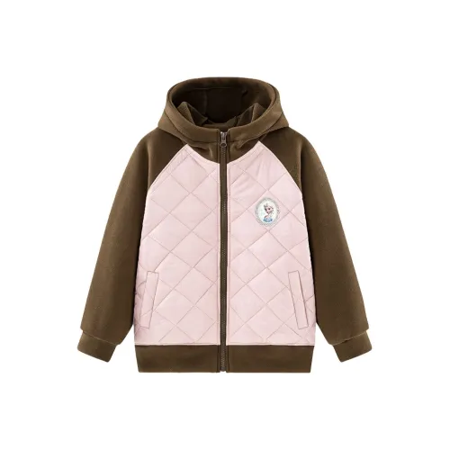 Disney Хлопковый пуховик Розовый Детский