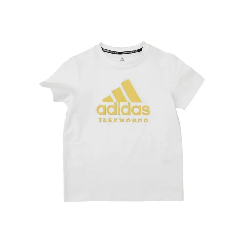 Adidas T-Shirt Детский Белый Золото