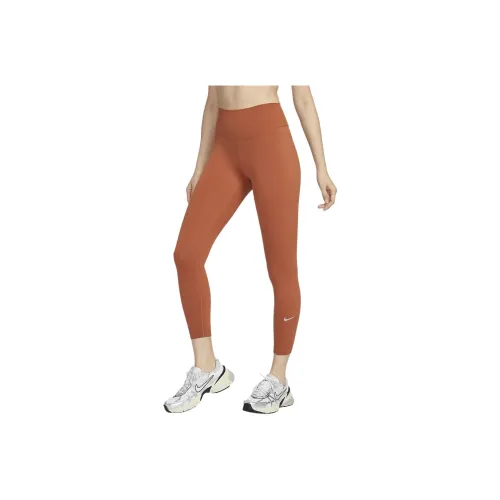 Nike One Спортивные брюки Женские Огненно-красный восход солнца