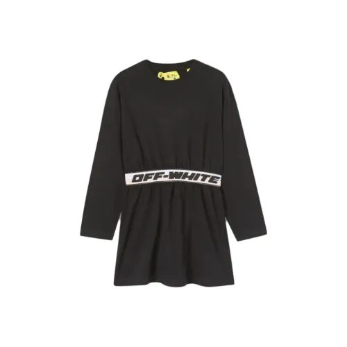 Off Белый черный Kids Платья
