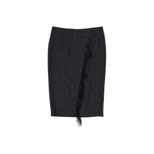 Brunello Cucinelli Серые Женские Повседневные Короткие Юбки