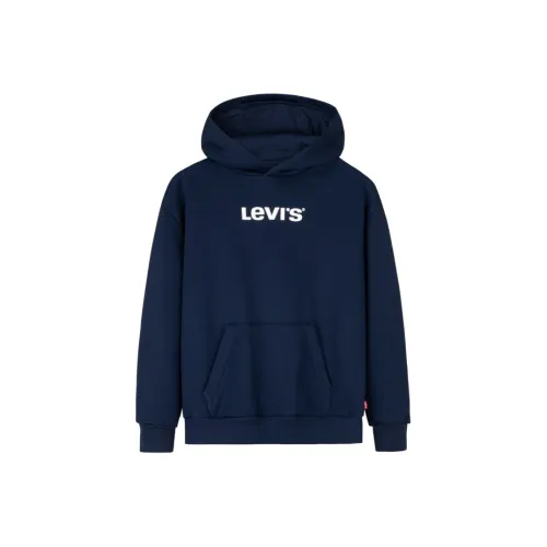 Levi's Толстовка Темный индиго для детей 3-7 лет