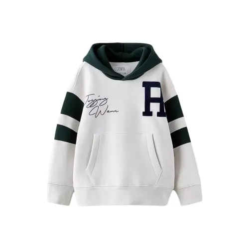 ZARA Свитшот FW23 Зеленый Детский