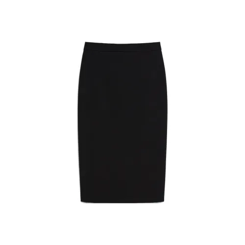 MaxMara Lubiana Коллекция Эластичная Ткань Платье-Кольцо Повседневный Длинный Юбка Женская Черный