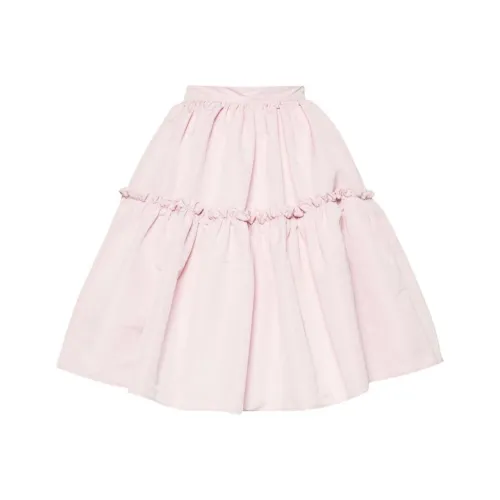 Nina Ricci Повседневный Длинный Юбка Женские Розовый