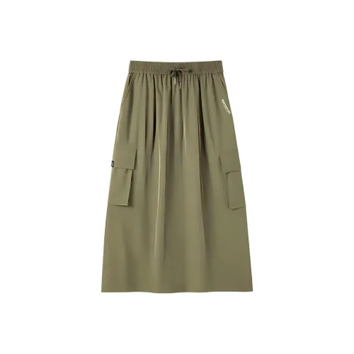 OUTDOOR PRODUCTS Повседневная длинная юбка женская армейский зеленый