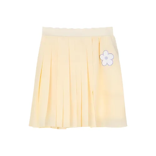 Skechers x XIAOLI Sportlife Повседневные короткие юбки Женские Желтый