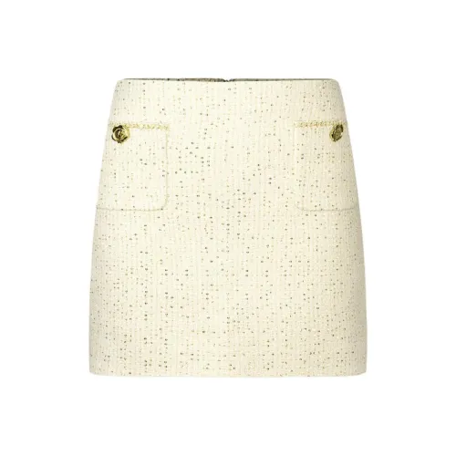 Karl Lagerfeld Повседневные короткие юбки Женские Бежевый