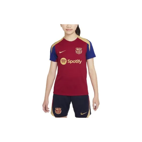 nike T-рубашка F.C. Barcelona Strike Noble Красный Детская