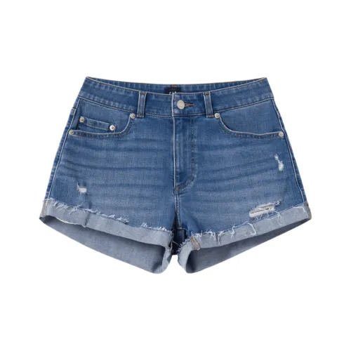 GAP Джинсовые шорты Женские Темно-синий