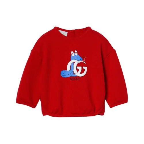 GUCCI Толстовка SS25 Красный для младенцев и малышей