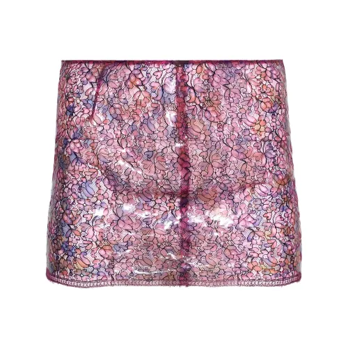 Christopher Esber SS24 Повседневные короткие юбки Женские Розовый