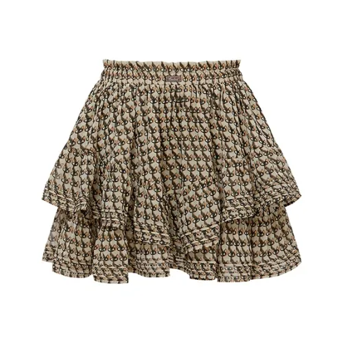 d'zzit Повседневные короткие юбки Женские Светло-зеленый