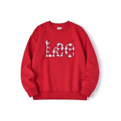 Lee Красный Школьный возраст Свитшот