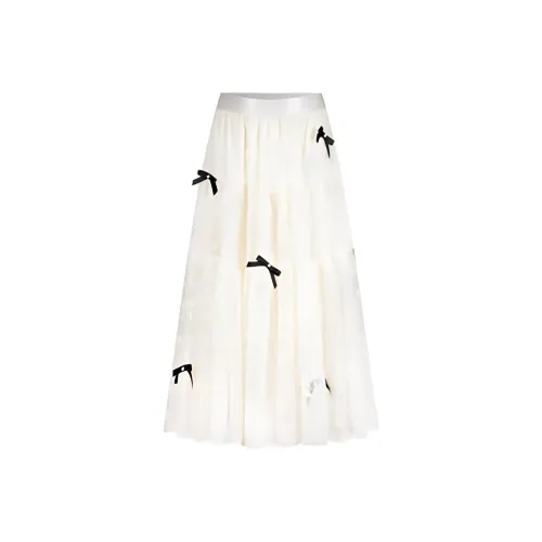 JORYAweekend SS23 Повседневный Длинный Юбка Женские Шампанское